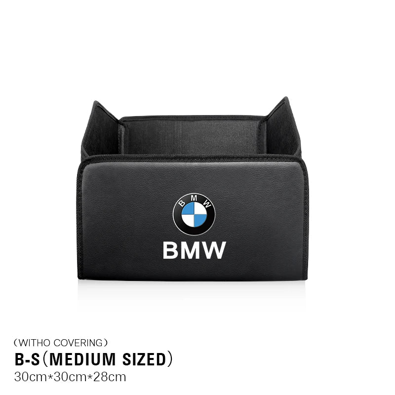 Car Trunk Storage Box High-capacity Leather Organizer Case For BMW E46 E90 E60 F30 F10 E39 E36 F20 G20 G30 E92 E87 E91 X5 E70 X3