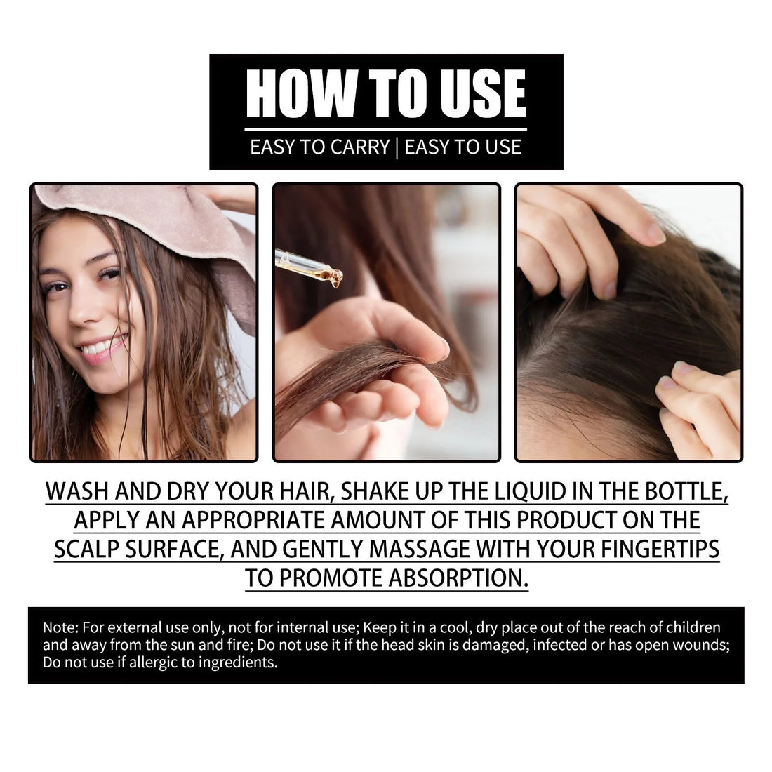 OUHOE Collagen B7 Vitamin Hair Essential Oil Moisturizes and Softens Hair, Hair Care Essential Oil Prevents Improves Hair Loss
