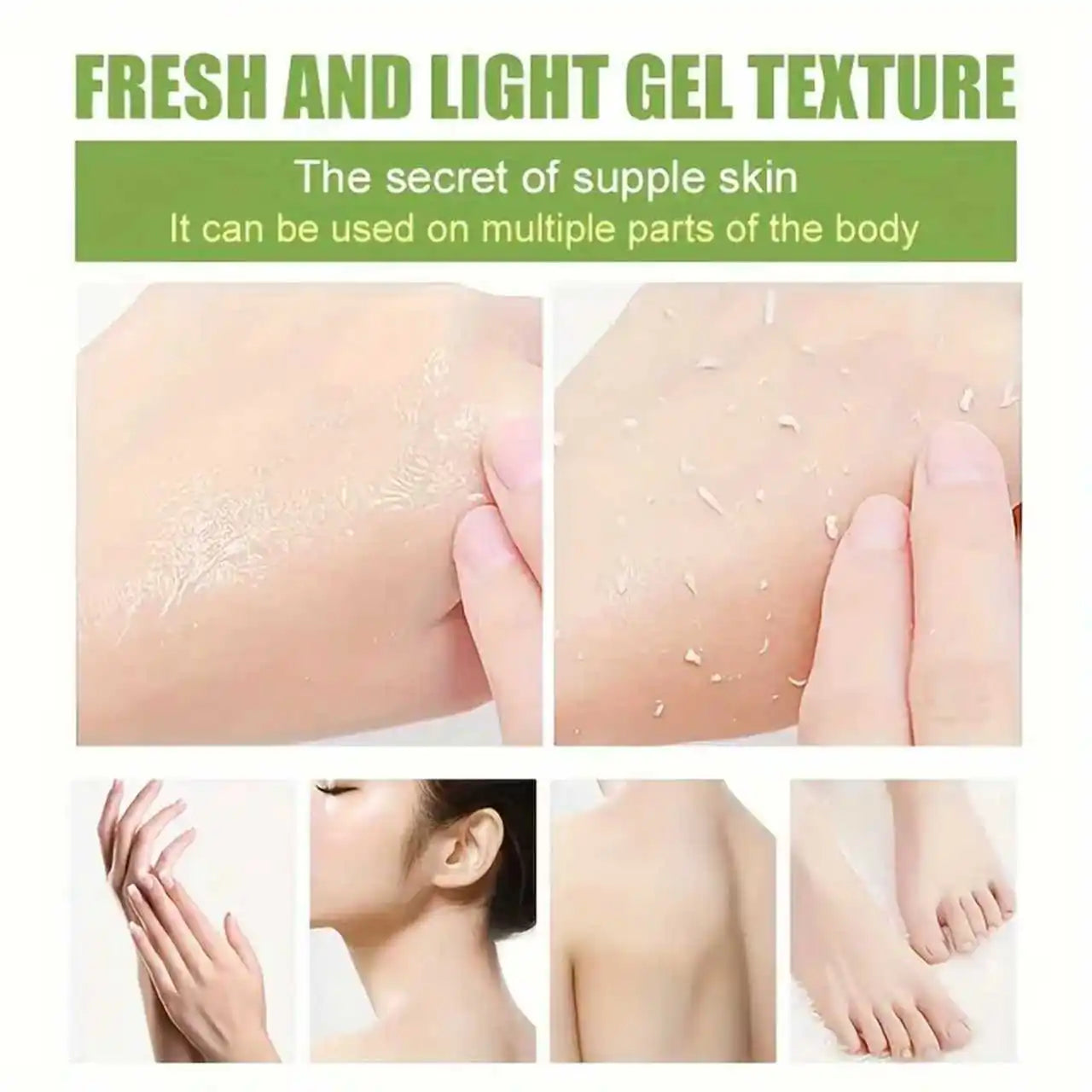 Water Ice Levin 3-in-1 Clean Scrub Gel with Mandelic Acid, Kojic,Aloe Vera, Replenishes Moisture, Deep Cleanses for Smooth Skin Halalzen
