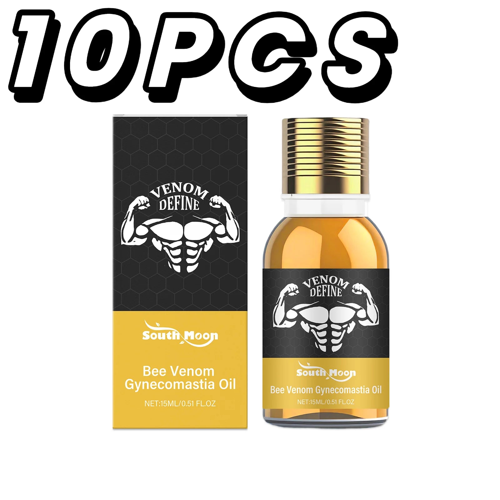 Bee Venom Gynecomastia Oil For Men Breast Shaping Breast Massage Serum Breast Tighten Oil Male Skin Body Moisturizing Care