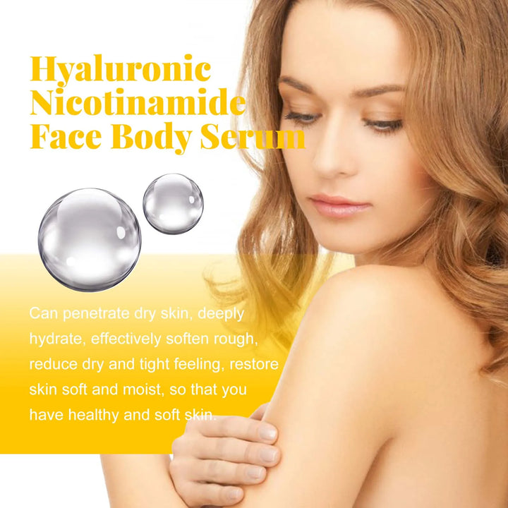 Hyaluronic Acid Facial Serum Moisturizing Smoothing Repair Skin Nicotinamide Brightening Skin Care Lift Firm Face Body Essence