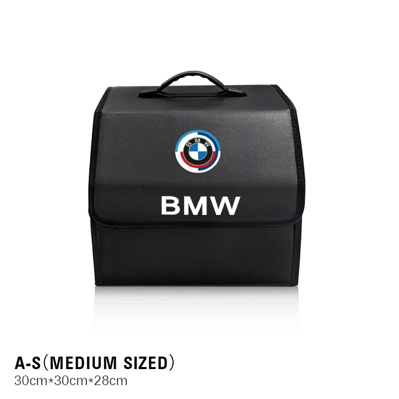 Car Trunk Storage Box High-capacity Leather Organizer Case For BMW E46 E90 E60 F30 F10 E39 E36 F20 G20 G30 E92 E87 E91 X5 E70 X3