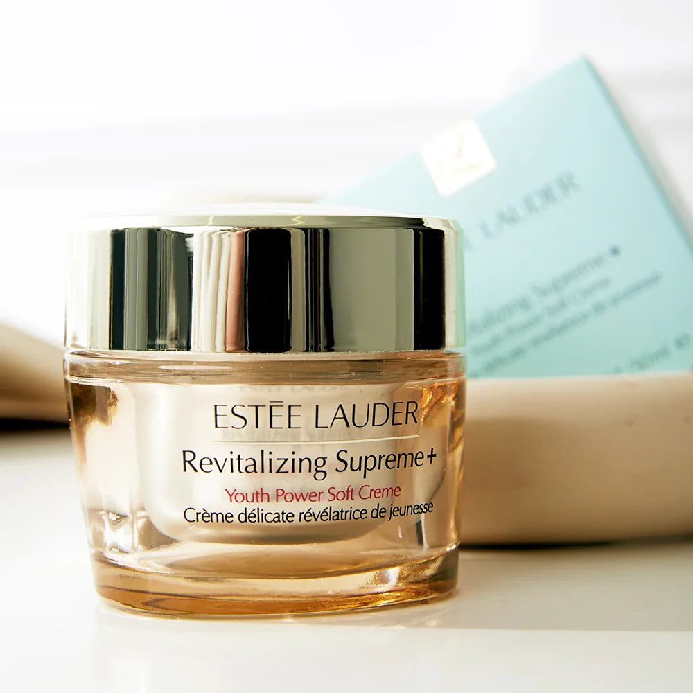 Estee Lauder Revitalizing Supreme+ Youth Power Soft Cream Lifting Firming Hydrating Fade Lines Wrinkles Collagen Boost For
