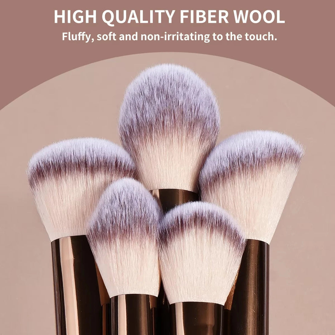 13PCS Makeup Brush Set Foundation Concealer Powder Eyeshadow Blush Brush Kabuki Blending Cosmetic Beauty Tool for Face Halalzen