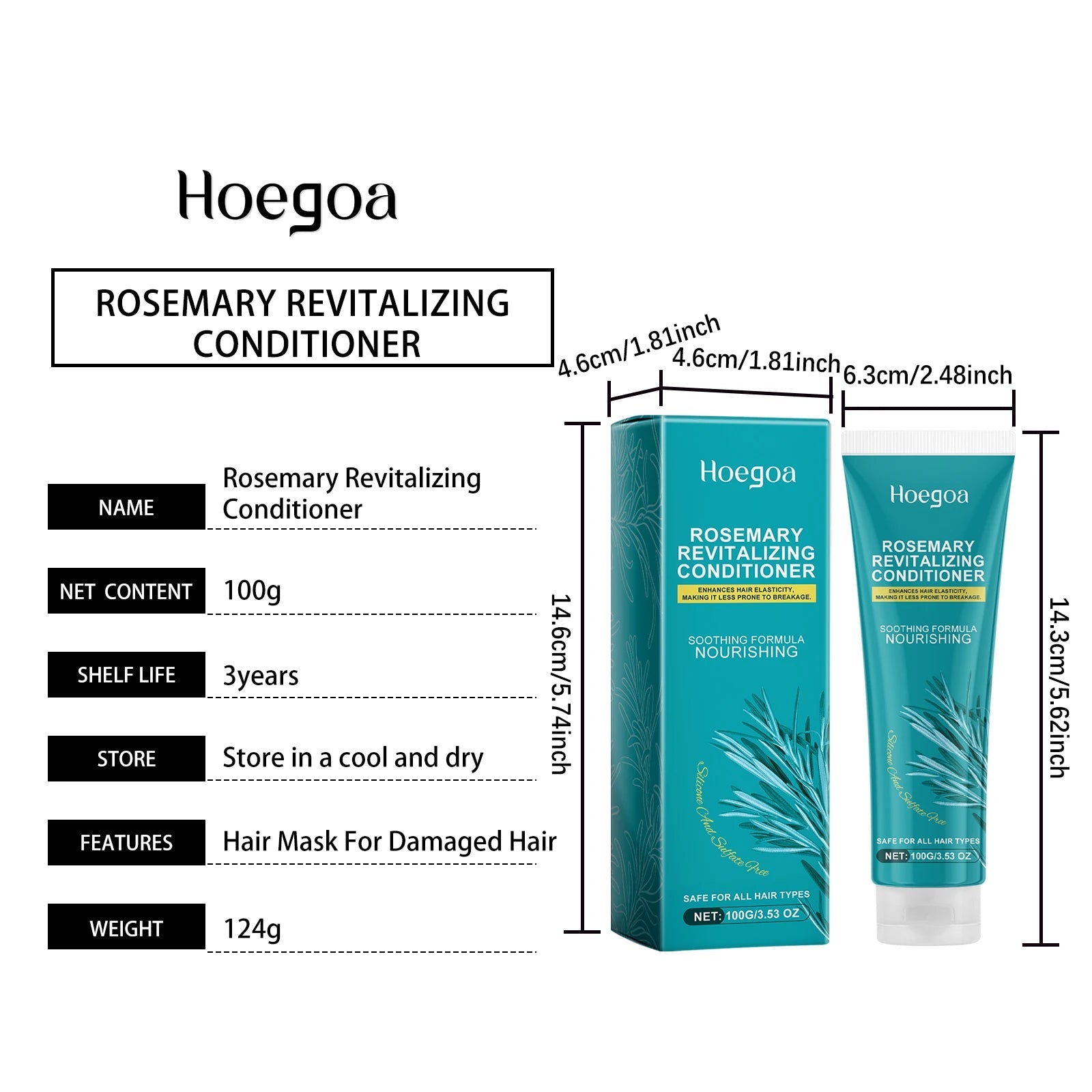 Organic Rosemary Hair Care Set Shampoo&Conditioner&Serum Nourish Strengthen Hair Roots Improve Dry Frizzy Hair Smooth Treatment Halalzen