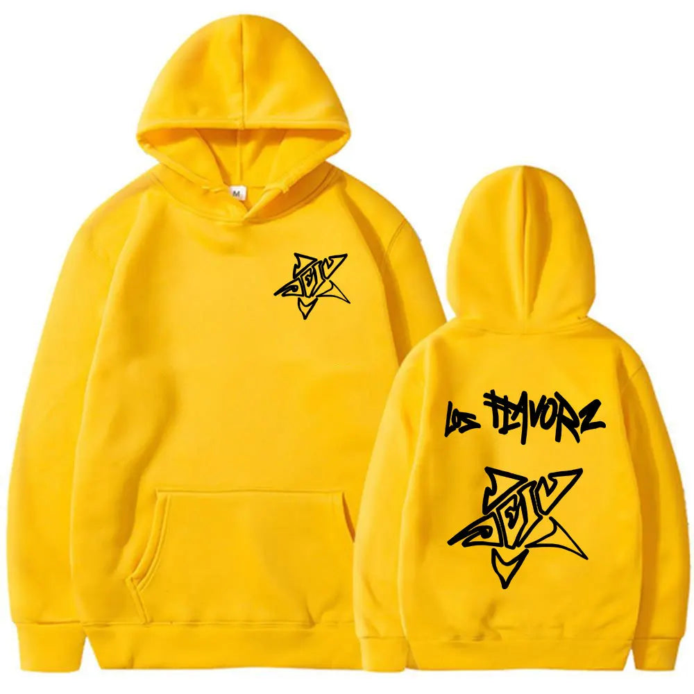 Rapper Dei V Los Flavorz 2025 Album Hoodies Men Women Clothing Fashion Harajuku Long Sleeve Sweatshirt Oversized Pullovers Hoody