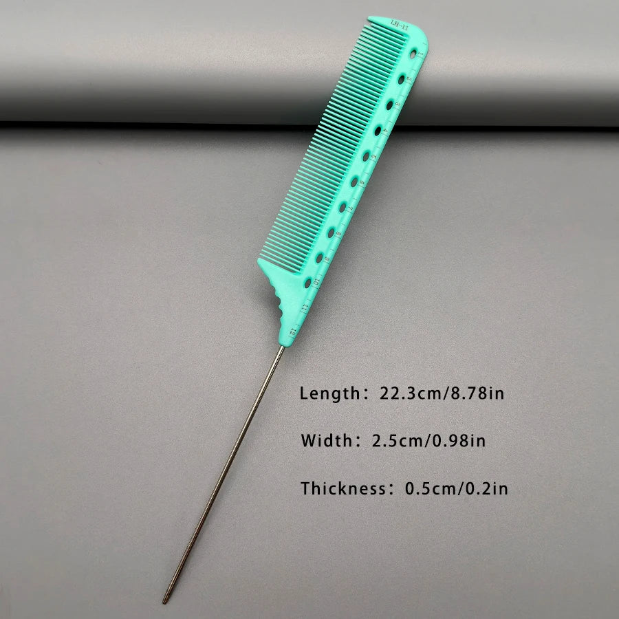 4Pcs Graduated Combs, Combs with Measuring Scales, Can Precisely Cut Hair, a Must-Have Hair Cutting Comb Set for Salon Stylists, and a Hair Styling Comb Set for Home Use
