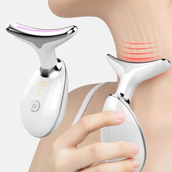 7 Colors Face Neck Massager Household Lifting And Firming Facial Electric Introduction Beauty Massage Face Care Tools 04 Halalzen