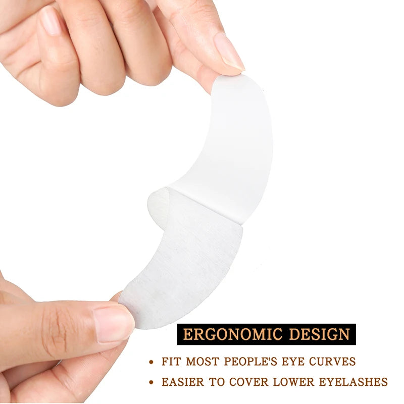 25/50/100Pairs Eye Patches Under Eyelash Pads for Building Paper Patches Lint Free Stickers for False Eyelashes LAUKISS