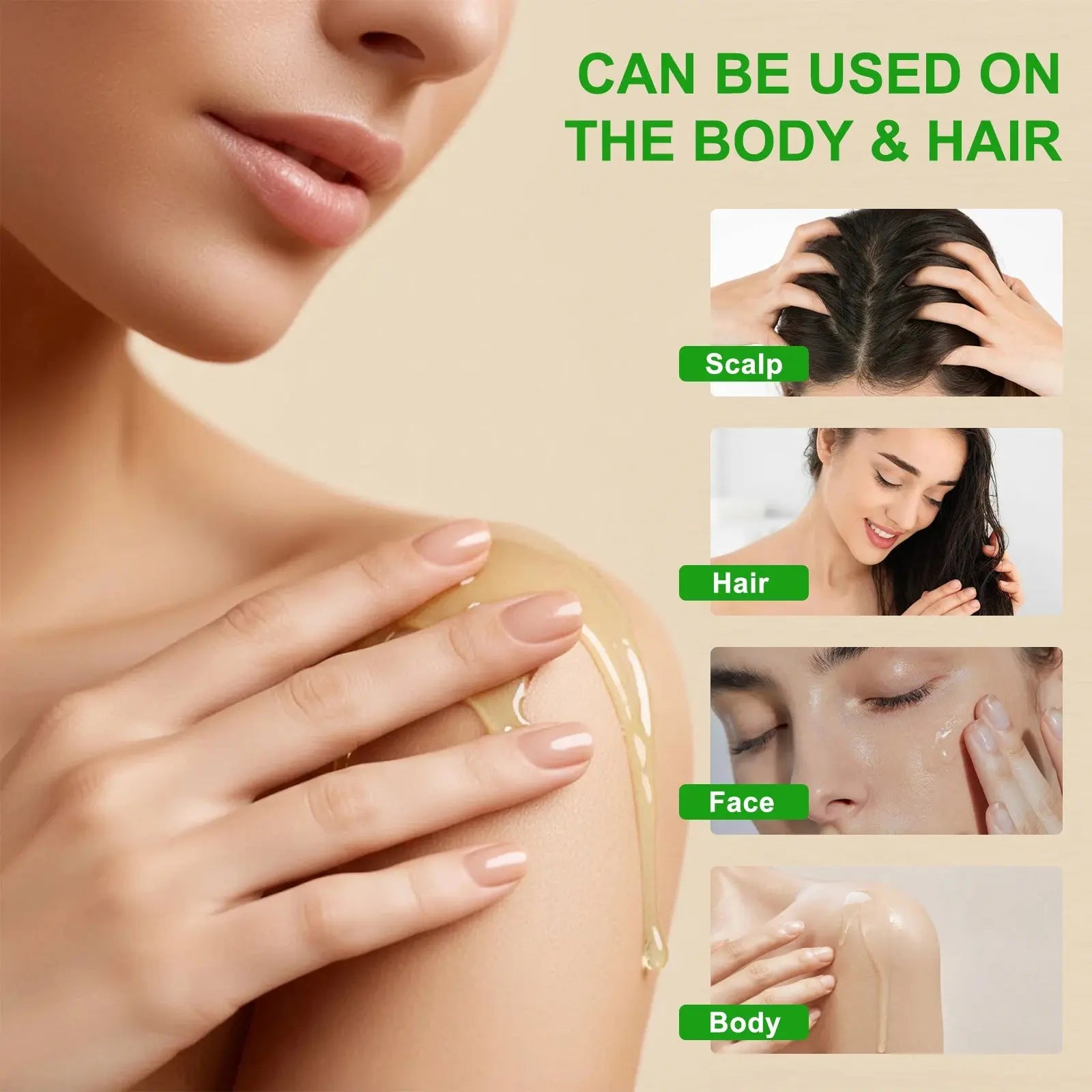 Jojoba Oil for Hair Moisturizing and Repair 100% Pure Dry Damaged Hair Treatment Deep Hydration Anti Frizz Shine 100ml Halalzen