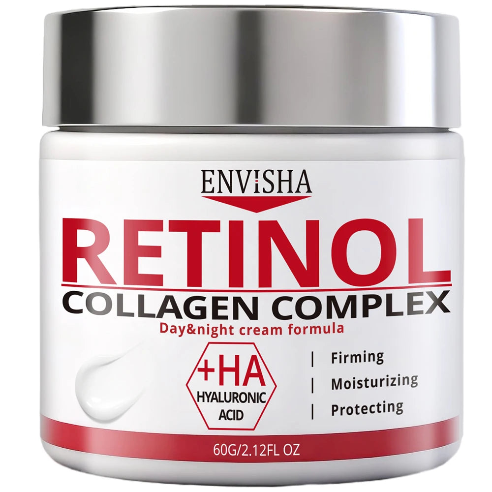 ENVISHA Retinol Cream Instant Firming Face Skin Smoothing Moisturizing Care Lifting Fade Fine Lines Improve Dullness Brightening