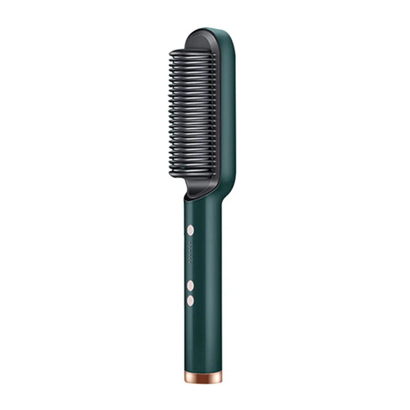 Electric Hair Straightener Brush Professional Fashion Fast Heating Ceramic Hair Straightener Halalzen
