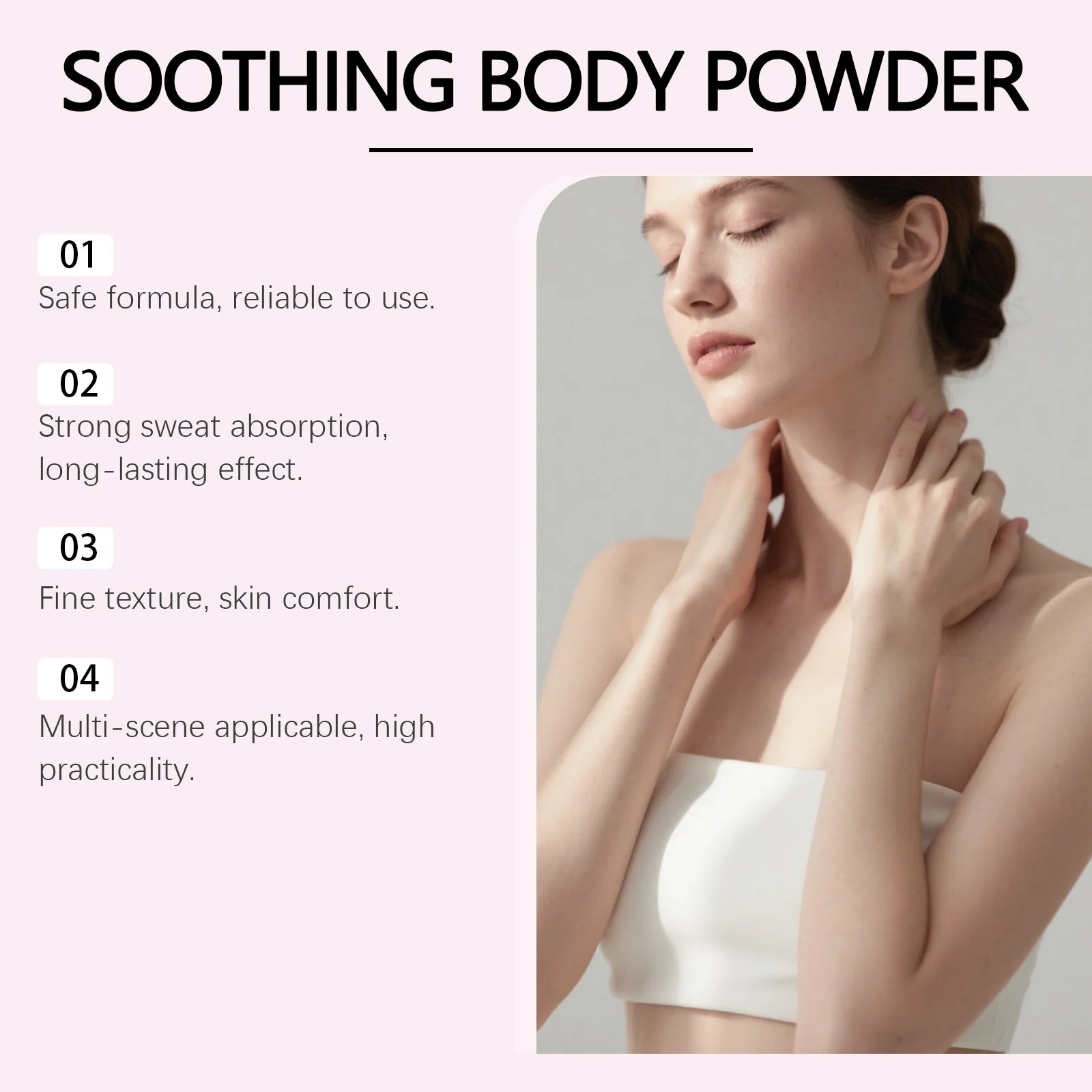 Comfort Powder All Over Body Powder Sweat Wicking Odor Resistant Chafing Prevention Talc-Free Dry Comfort for Women & Men