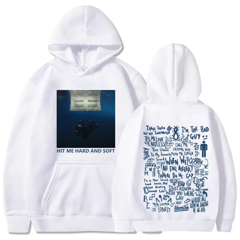 2025 Hit Me Hard and Soft Tour Hoodie Billie Hoodie Men's Hoodie Sudaderas Men's Casual Sports
