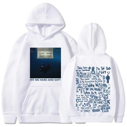 2025 Hit Me Hard and Soft Tour Hoodie Billie Hoodie Men's Hoodie Sudaderas Men's Casual Sports