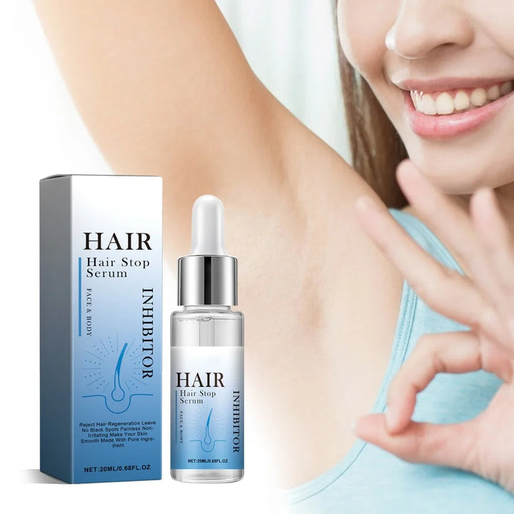 Permanent Hair Inhibition Woman Serum Restrain Armpit Leg Arms Stop Hair Growth Painless Moisturizing Depilatory Body Skin Care HALALZEN