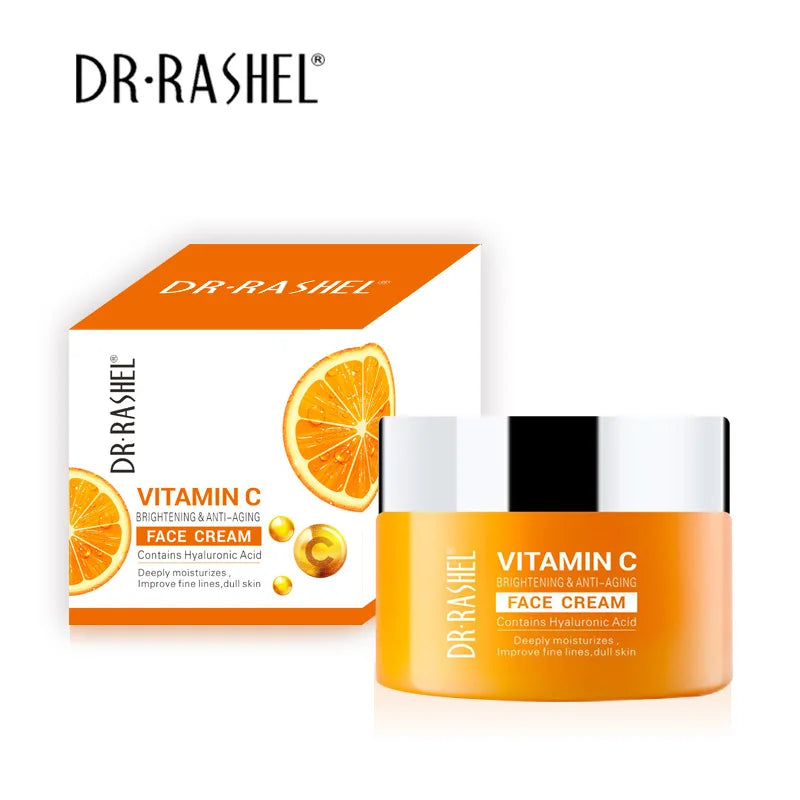 DR.RASHEL Vitamin C Series Creams Refreshing Non-Greasy Day Cream With Sun Protection Comprehensive Care And All Skin Needs 50g