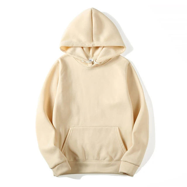 Blank Fleece Fashion Hoodies Men Pull Over Wholesale Hooded Sweatshirt Unisex Cheap Solid Hoodie In Bulk Sudaderas Con Capucha