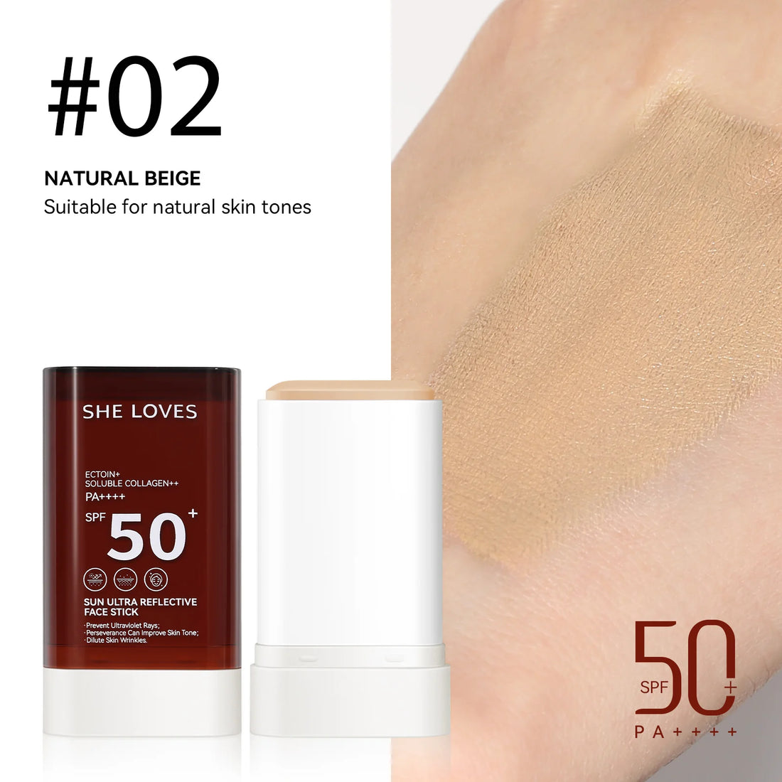 3-in-1 sunscreen concealer foundation cream, light in texture, covers flaws, and has a lasting makeup effect