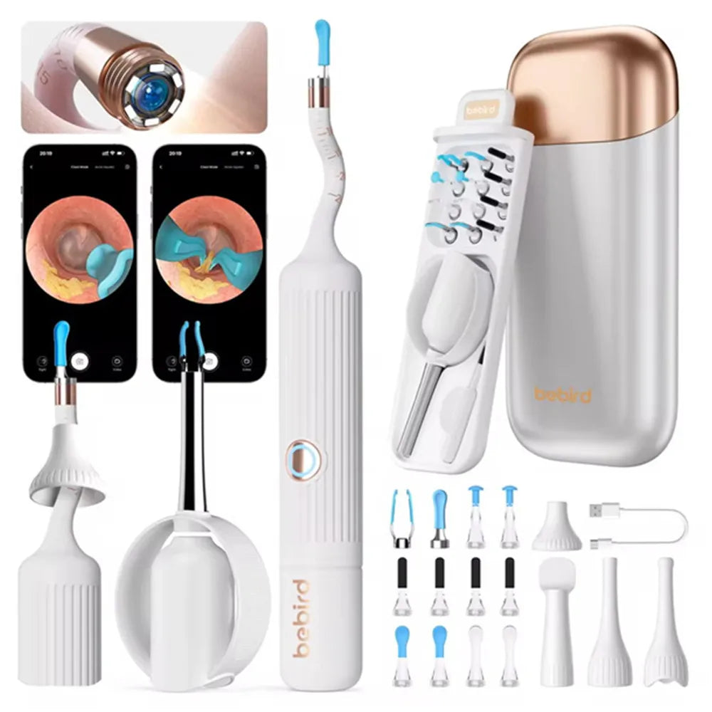 New Bebird EarSight Plus I35R Visual Ear Cleaner Bendable HD Clipable All-in-1 Earpick Earwax Removal Earpicks Ear Cleaning Tool Halalzen