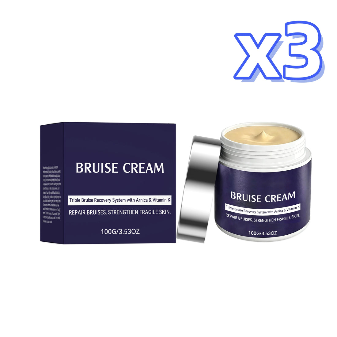 Arnica Bruise Cream For Thin Fragile Skin Bruising & Swelling Repair Skin Barrier Long Lasting Soothing Body Care Bruise Cream