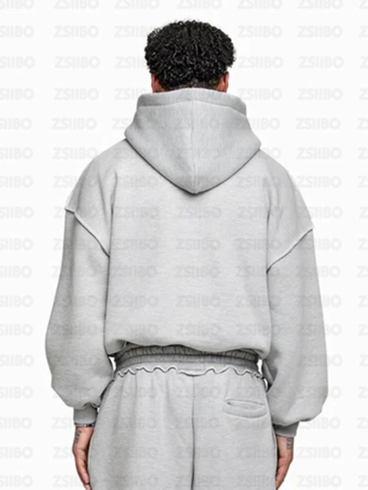 Harajuku Stylish Retro Letter Print Hoodies Women Graphic American Y2K Top Oversized Hoodie Couples Streetwear Goth Women Clothe