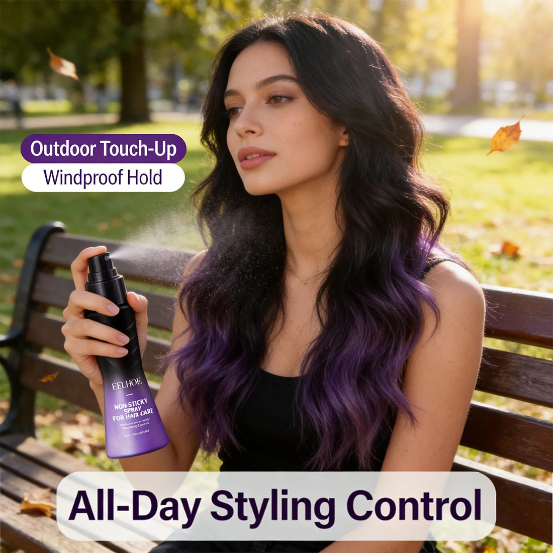 Refreshing Hair Care Spray Deeply Moisturizing Hair Fluffy Hair Enhancing Hair Elasticity and Texture Non-sticky Hair Care Spray Halalzen