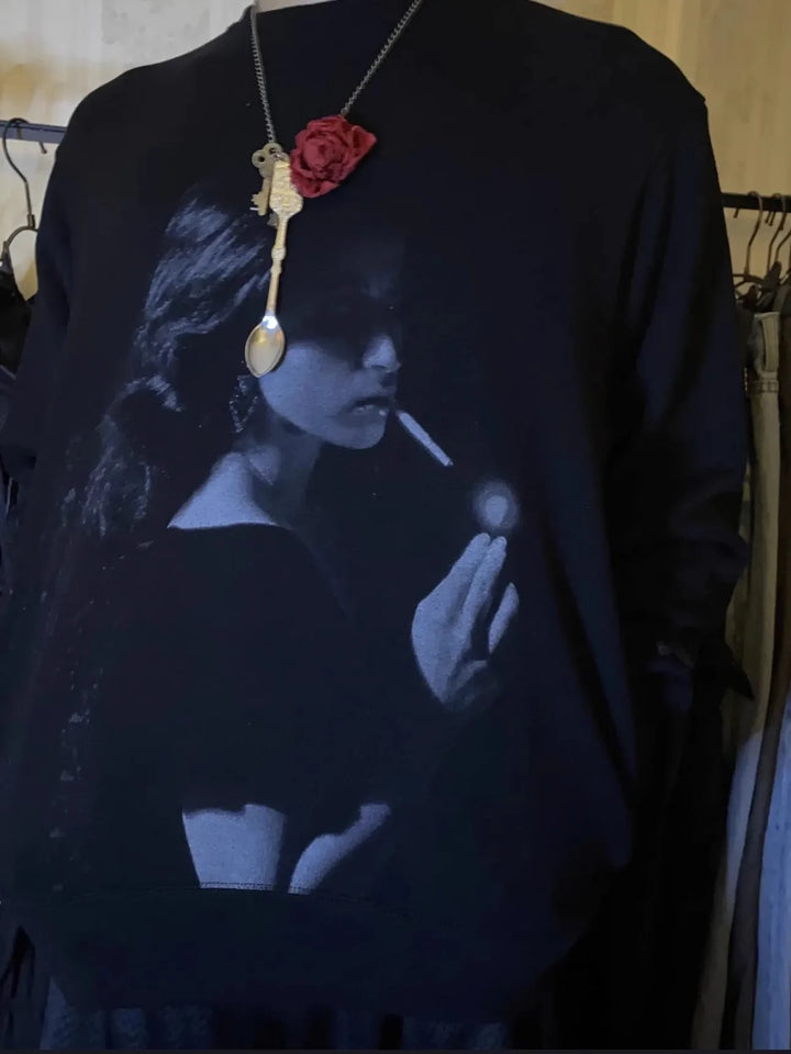 New Men 2025 Undercover Cindy shermen merch Tour Pullover Hoodies Hoody Hooded Sweatshirts velvet Cotton Thick Fleece US A23