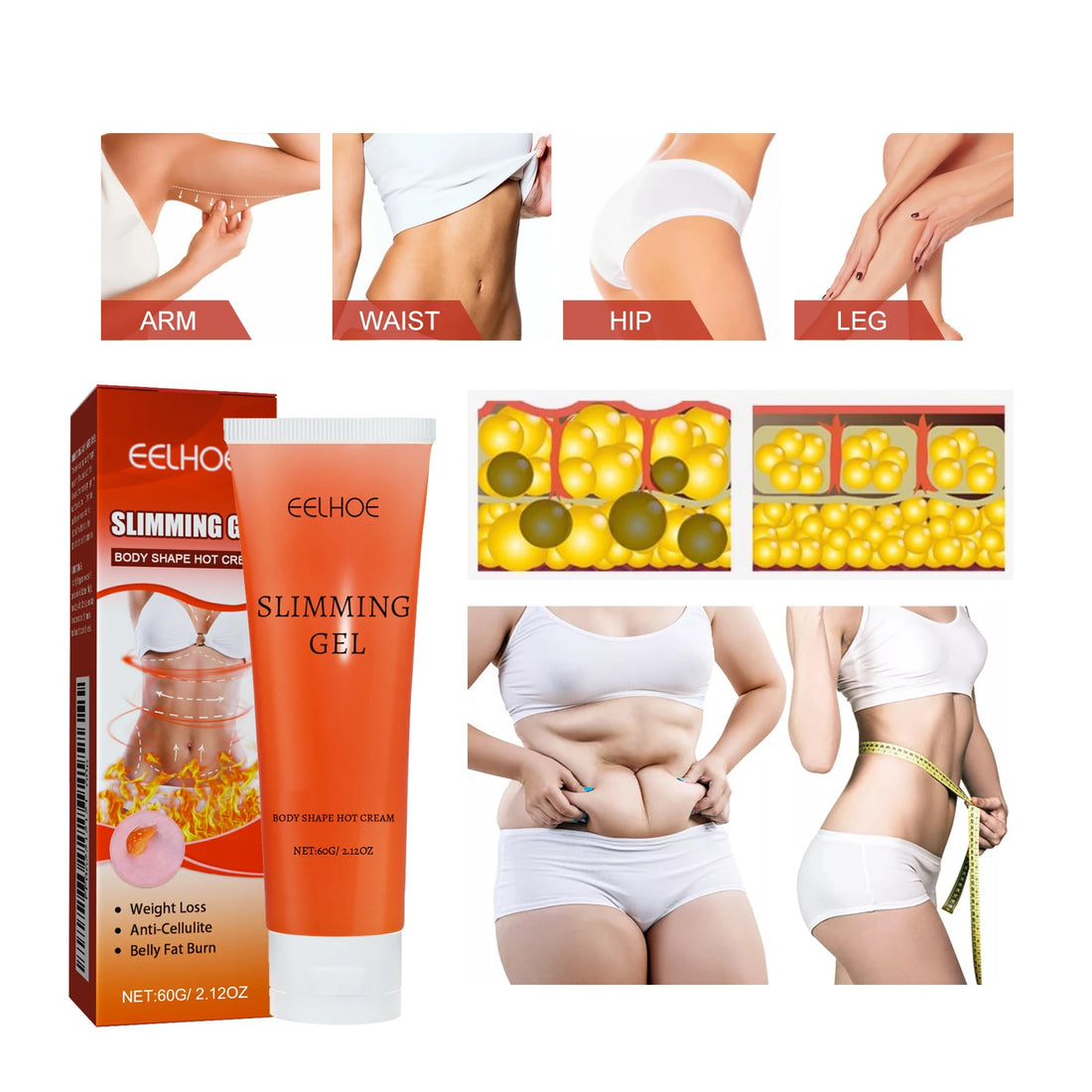 Body Light Gel - Gently care for the skin, enhance curves, improve posture, daily application gel