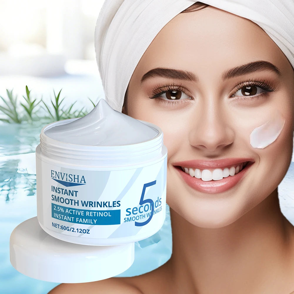ENVISHA Retinol Cream Instant Firming Face Skin Smoothing Moisturizing Care Lifting Fade Fine Lines Improve Dullness Brightening