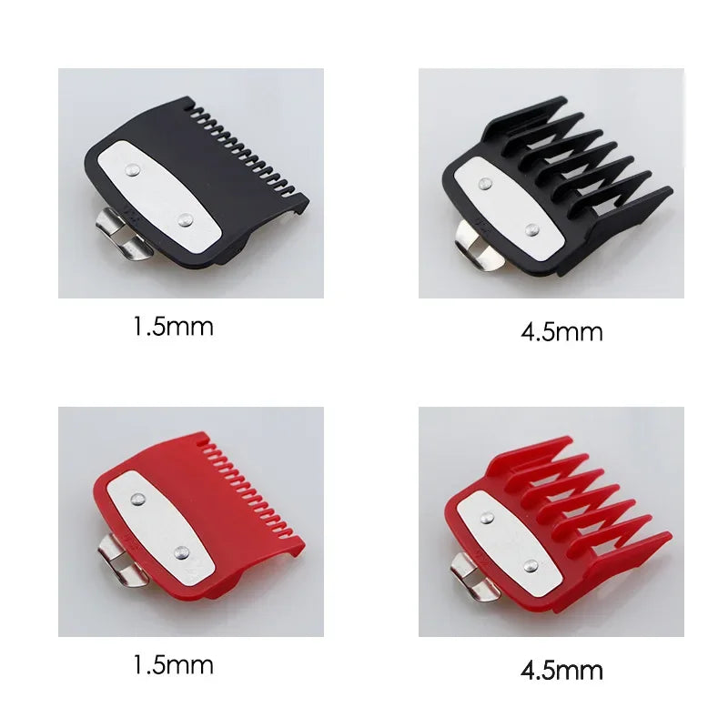 2Pcs Professional Hair Cutting Guide Comb Clipper Limit Comb Trimmer Cutting Styling Tools Attachment Compatible 1.5mm 4.5mm Halalzen