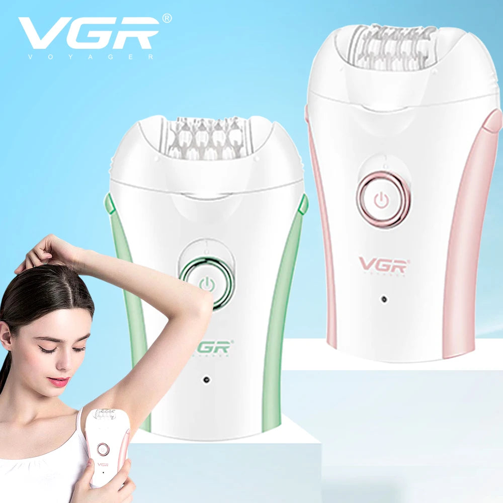 VGR 705 Epilator Professional Epilator Hair Remover Rechargeable Hair Remover Women Hair Remover Portable Electric Epilator Halalzen