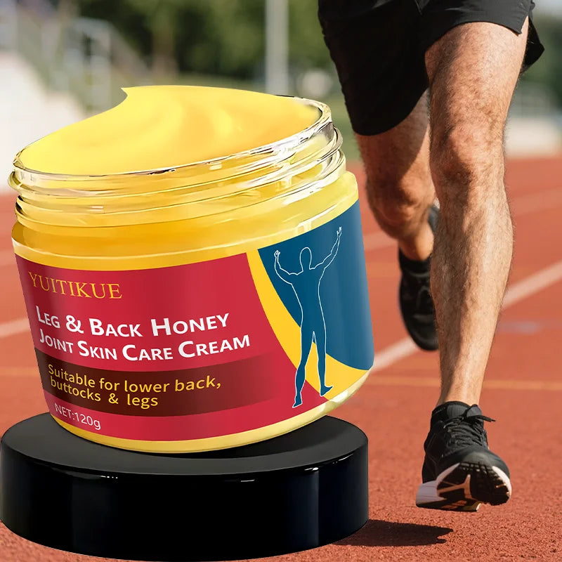 YUITIKUE 120g Joint Massage Cream - Honey Formula for Leg & Back, Easy Absorption, Relaxing Body & Mind Care