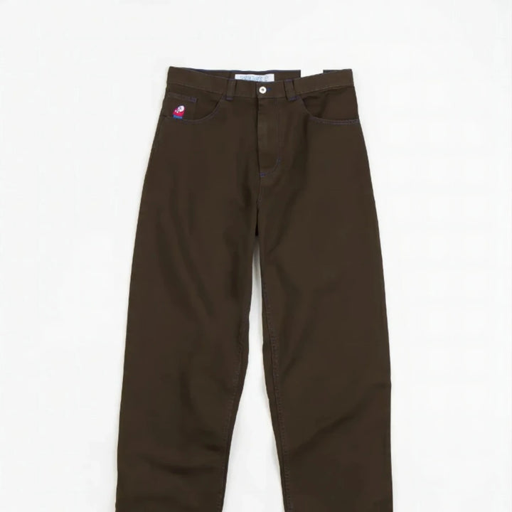 Hip Hop Retro Blue Cartoon Embroidery Jeans for men Gothic Baggy Streetwear Polar Big Boy Jeans Mens Fashion Wide Leg Trouser