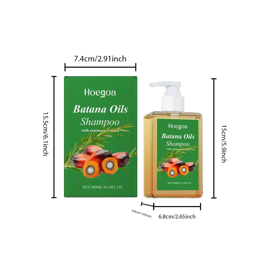 Batana Oil Shampoo Hair Strengthens Anti Loss Restore Damaged Split Hair Scalp Cleansing Dandruff Control Hair Growth Shampoo Halalzen