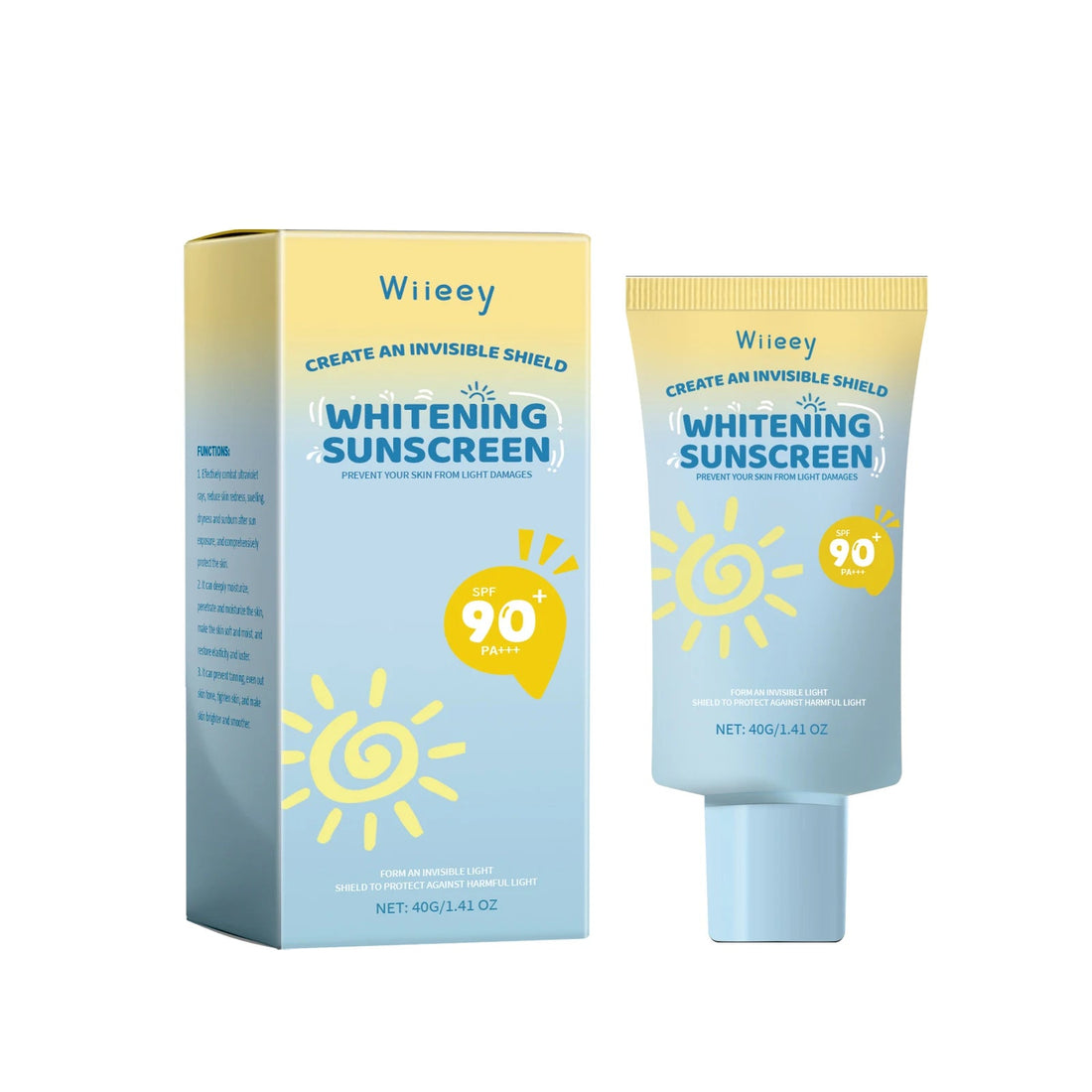 Kids Sunscreen Body Lotion Spf 50 Lightweight Non-greasy Refreshing Face Hydrating Brighten Broad Spectrum Moisturizing Sunblock Halalzen