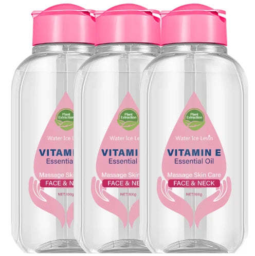 Vitamin E Essential Oil with Niacinamide & Ceramide - Face & Neck Massage Skin Care for Even Tone Halalzen