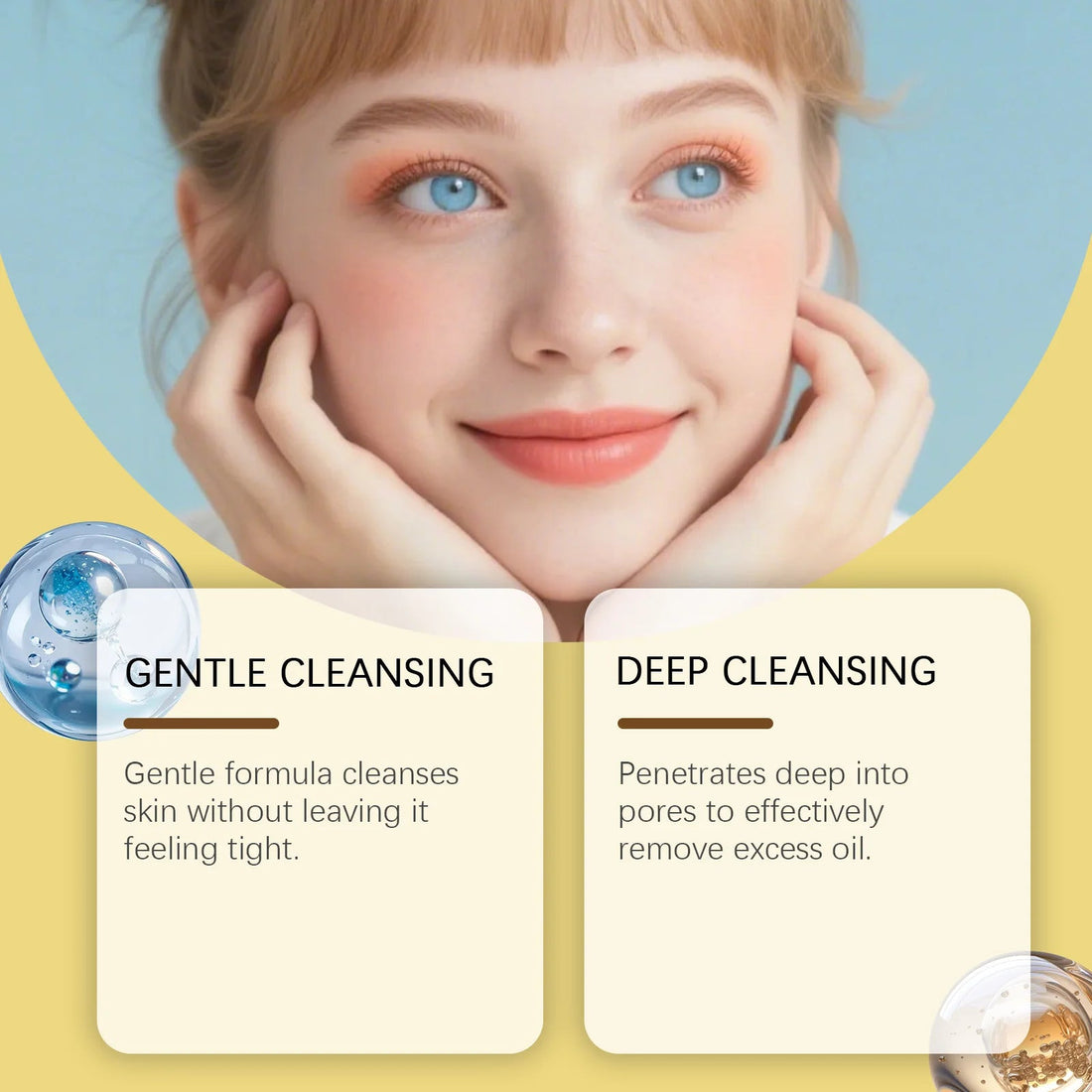 Kojic Acid & Niacinamide Face Wash Brightening Facial Cleanser for Dark Spots & Glowing Skin Evens Skin Tone Acne Scar Care Halalzen