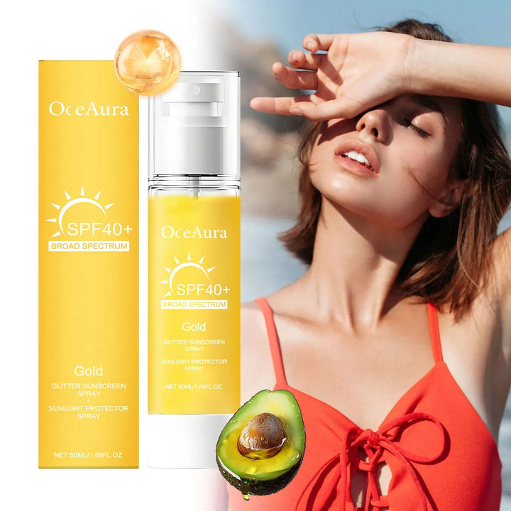Sunscreen Spray Strong Facial Moisturizing Rapid Absorption Refreshing Not Sticky Isolate Uv Anti Oxidation Body Sunblock Spray Halalzen