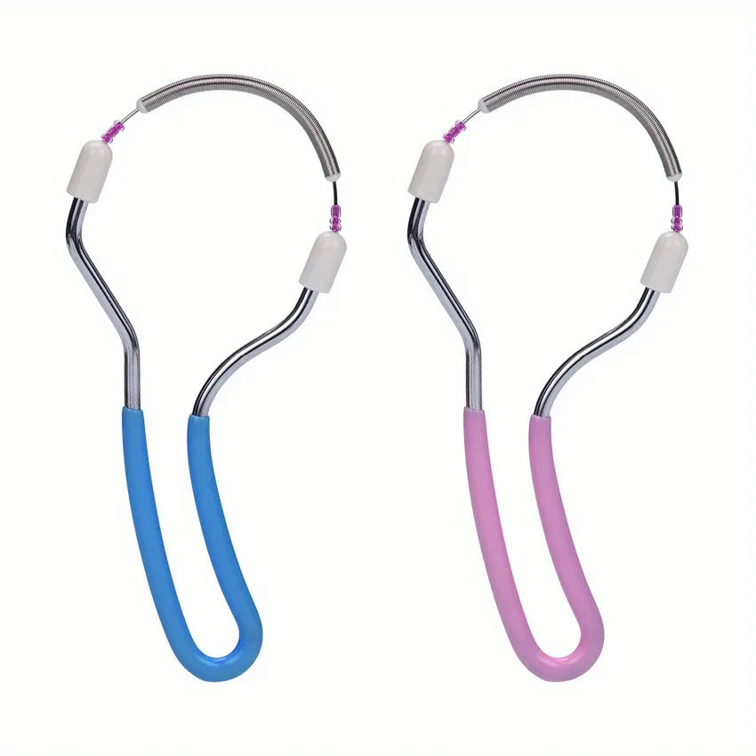 1/2pcs Painless Spring Roller Facial Epilator -Portable Handheld Electric-Free Hair Remover for Lip/Eyebrow/Cheek, Skincare Tool