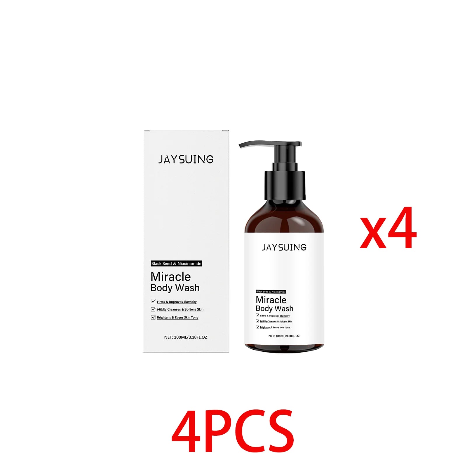 Niacinamide Shower Gel White Skin Smoothing Daily Cleansing Remove Dirt Rich Foam Lasting Hydrate Refresh Body Wash Skin Care Halalzen