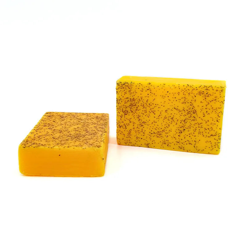 Turmeric Natural Bar Soap for Men, Lemon Kojic Acid Soap, Shower and Facial Soap