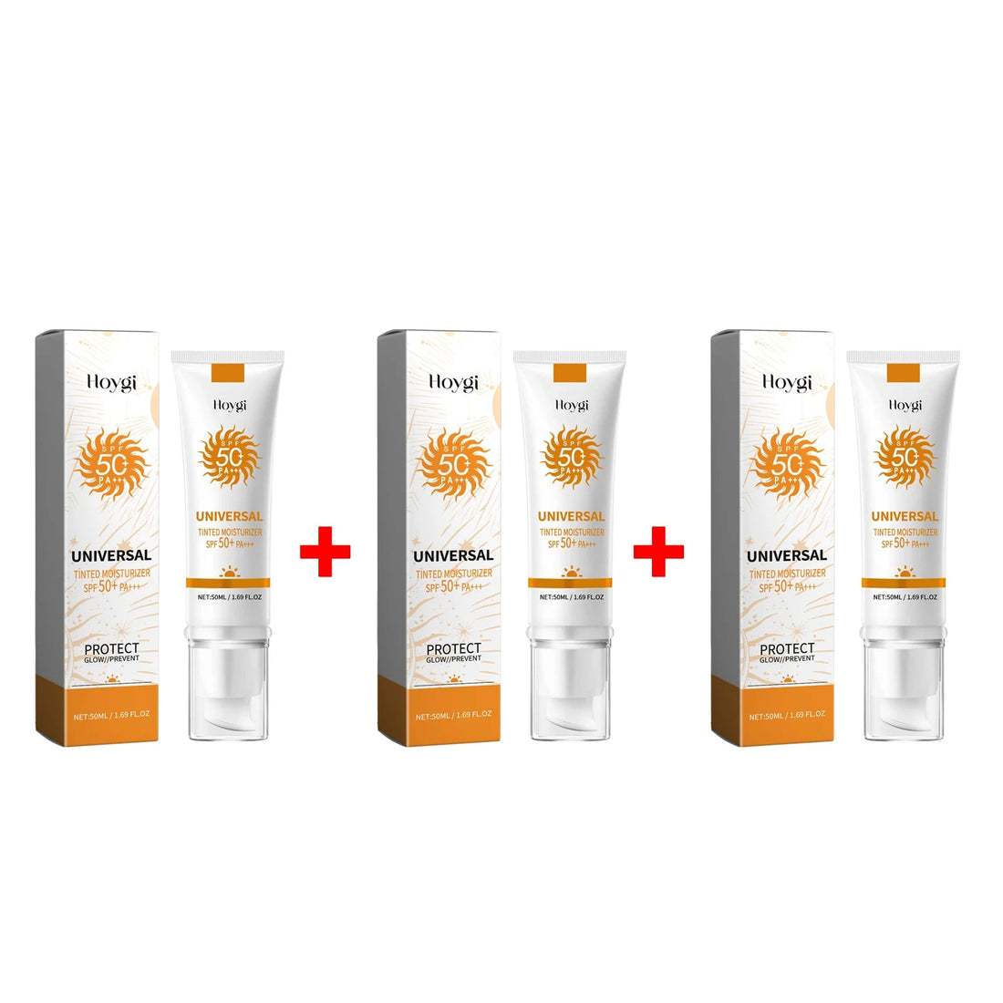All in One Spf50 Sunscreen Brightening Foundation Cream Cover Anti UV Face Moisturizer Isolation Bleaching Sunscreen Lotion 50ml Halalzen