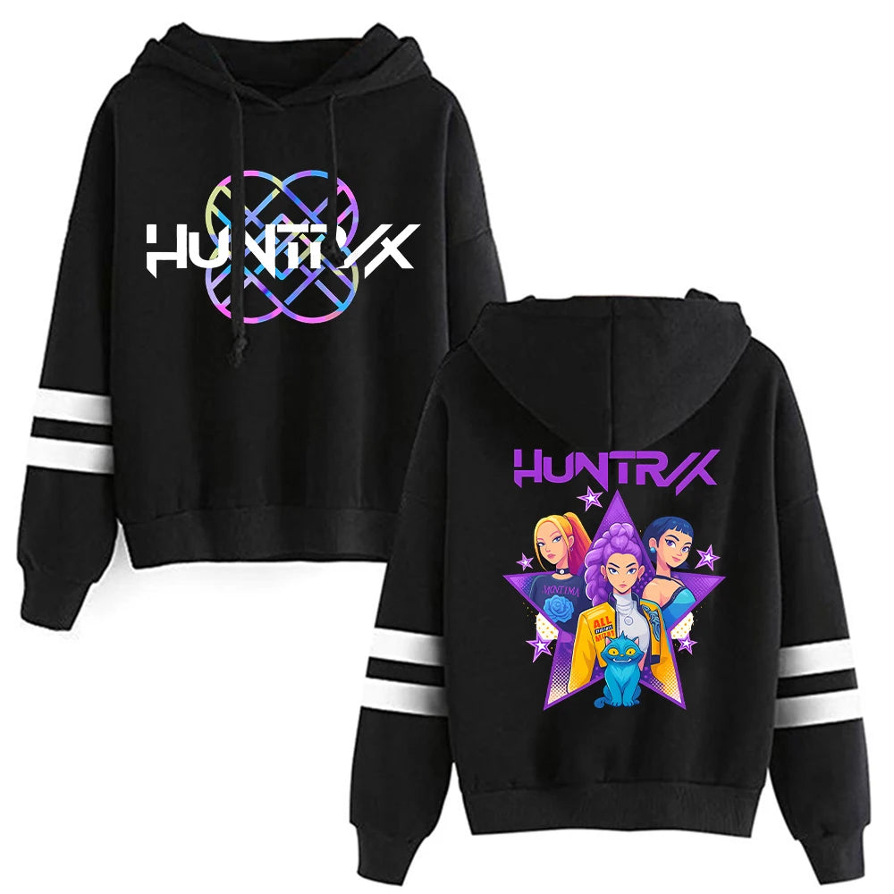 Derpy Anime Hoodie Derpy Tiger Zoey Sweatshirt KPop Hoodied Demon Hunters Tee DKPDH Tiger Pullover Women Long Sleeves Hoodies