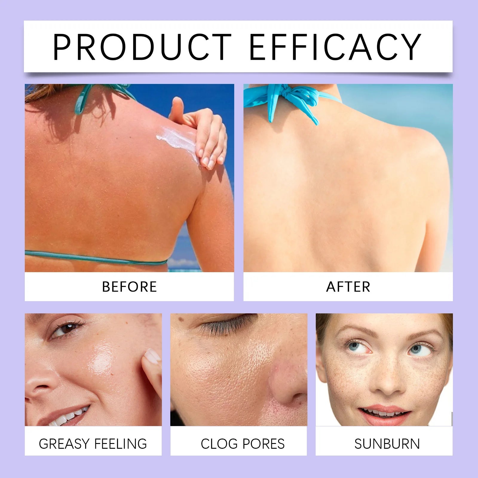Sunscreen Cream Spf 90+ UV Protective Sunburn Repair Cream Sun Block Isolation Cream Moisturizing Oil-Control Skin Care Products Halalzen