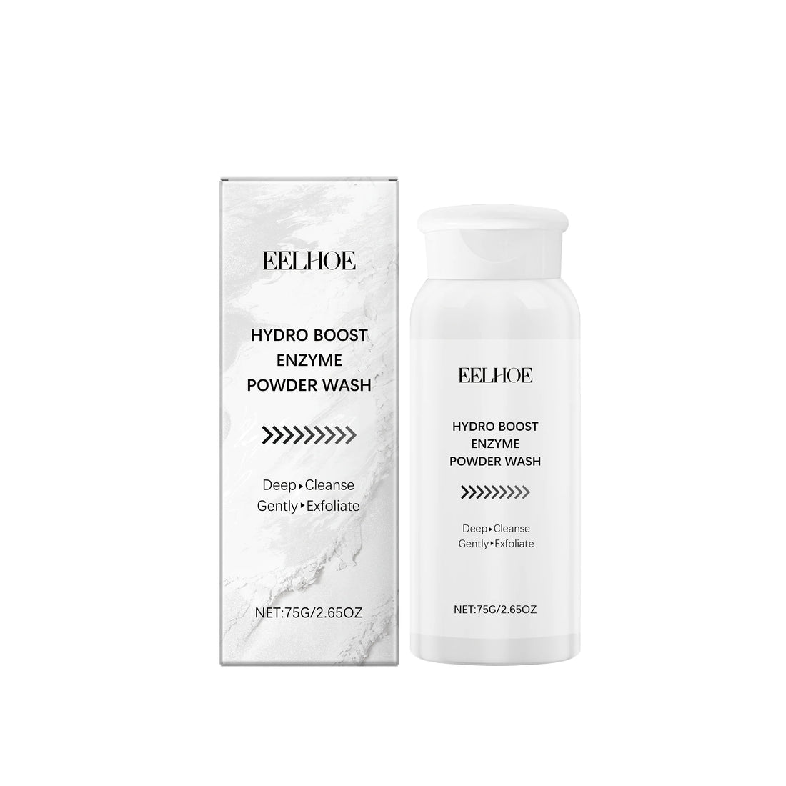 Gentle Enzyme Face Wash Powder Exfoliating for Sensitive Skin Brightening Cleanser Removes Oil Impurities Travel Friendly 75g Halalzen