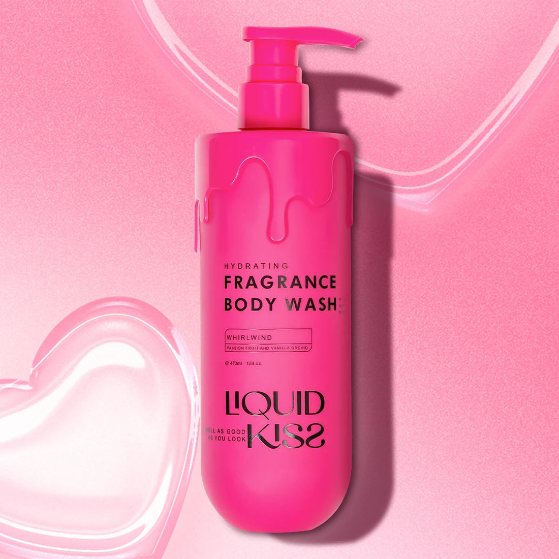 LIQUID KISS Body Wash for Women Oat Etract Moisturizing Shower Deep Moisture WHIRLWIND Fragrance Body Bath Shower Gels 473 Ml Halalzen