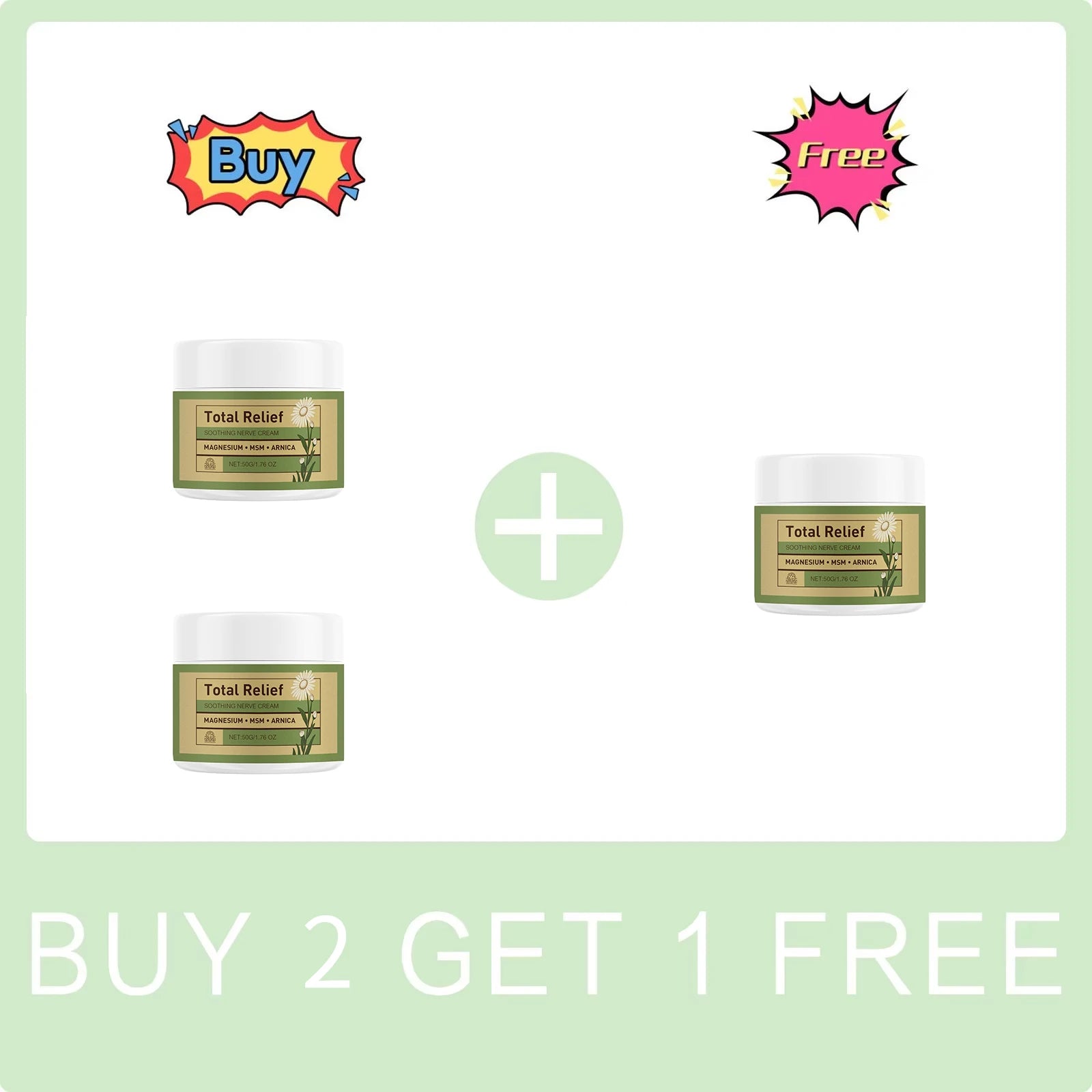 Magnesium Soothing Cream Nerves Relief Long-Lasting Hydration Prevent Drying Moisturizing Body Cream