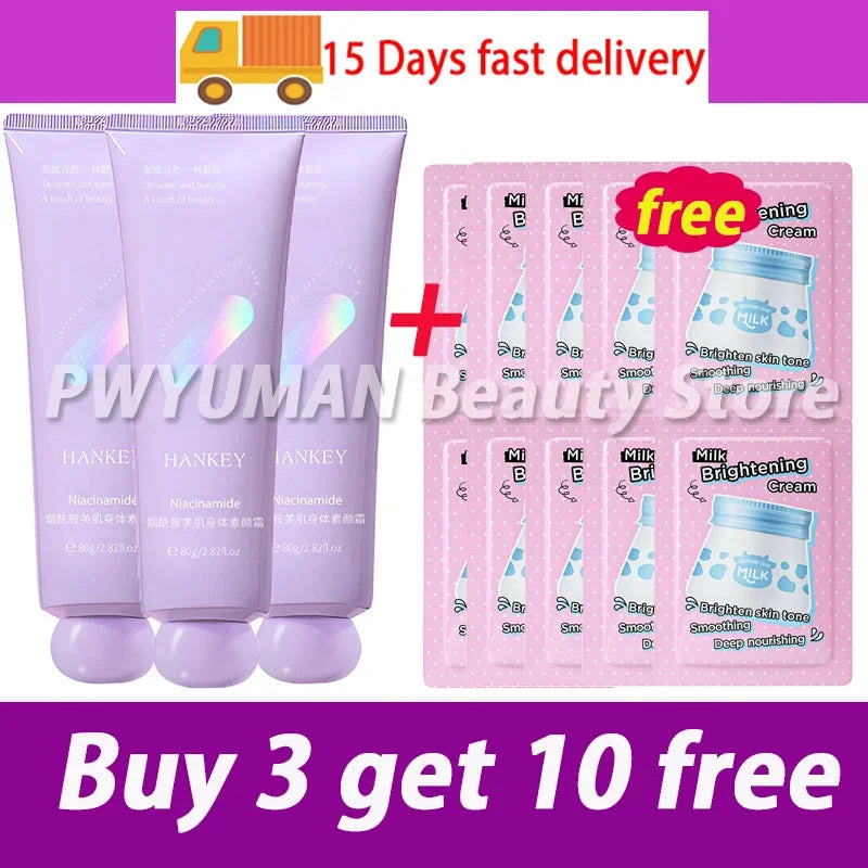 Remove Melanin Nicotinamide Brightening Cream For Dark Skin Effective Lighten Thigh Inner Bleach Private Parts Brighten 80g