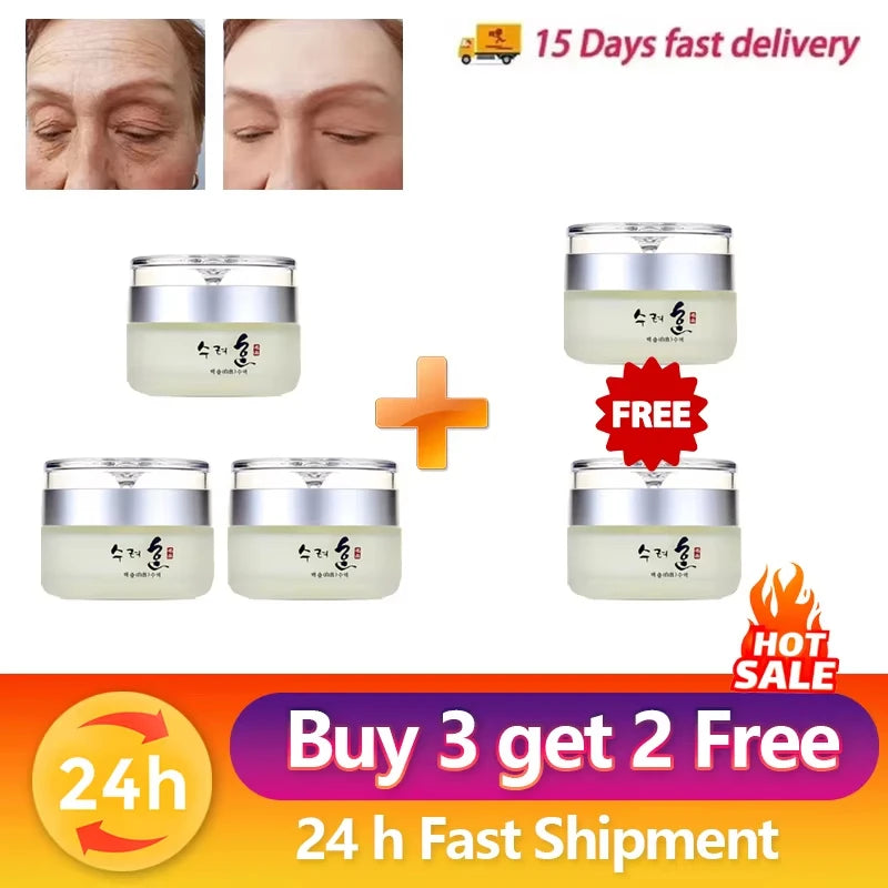 50g Collagen Firming Korean Skincare Cream: Deep Hydration, Reduces Fine Lines, Anti-Aging, Brightening Face Cream Halalzen
